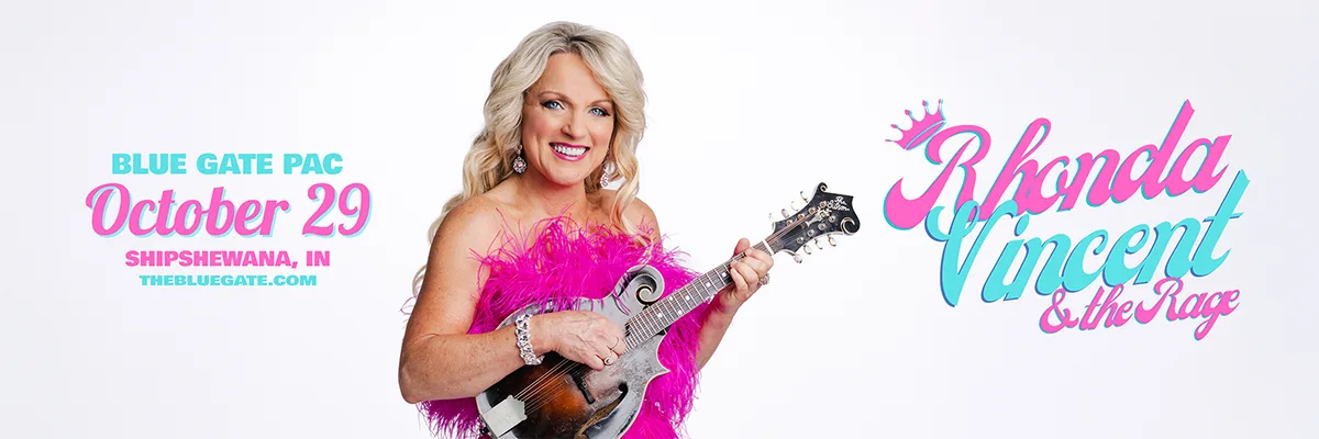 Rhonda Vincent & The Rage - October 29, 2026 - Shipshewana, IN