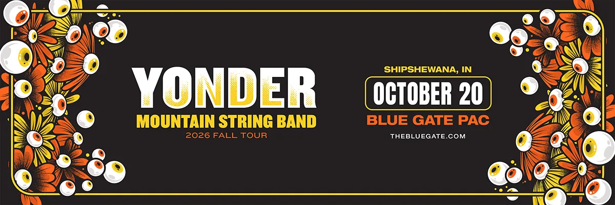 Yonder Mountain String Band - October 20, 2026 - Shipshewana, IN